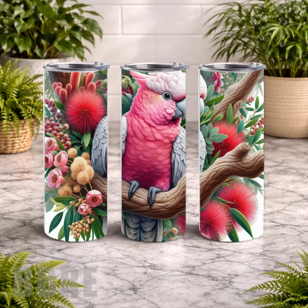 Galah Parrot 20 OZ Wrap Mockup