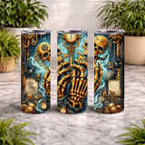 Steampunk Skeleton 20 OZ Wrap Mockup