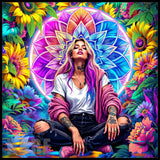 Floral Mandala 8 20 OZ Sublimation Wrap