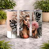 Floral Goddess 2 20 OZ Wrap Mockup