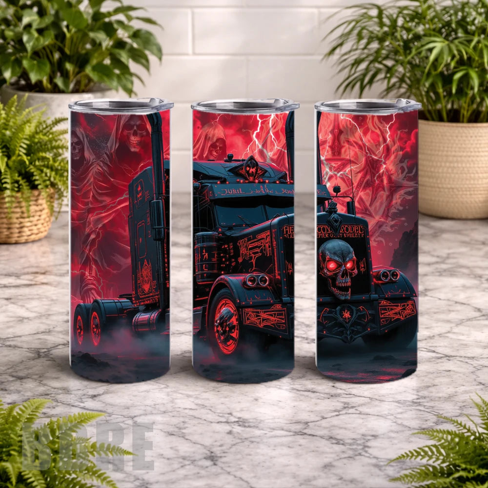 Skull Truck 4 20 OZ Wrap Mockup