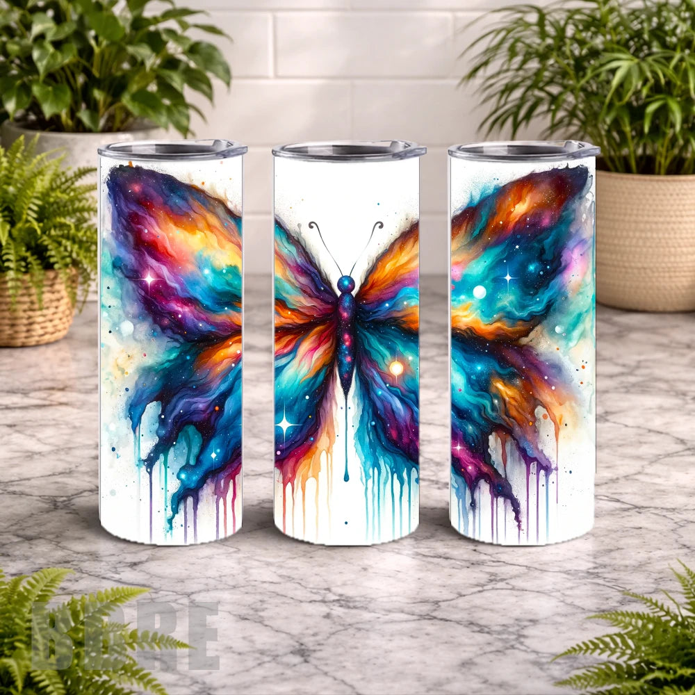Cosmic Butterfly 3 20 OZ Wrap Mockup