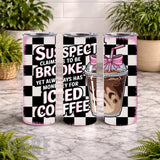 Iced Coffee 20 OZ Wrap Mockup