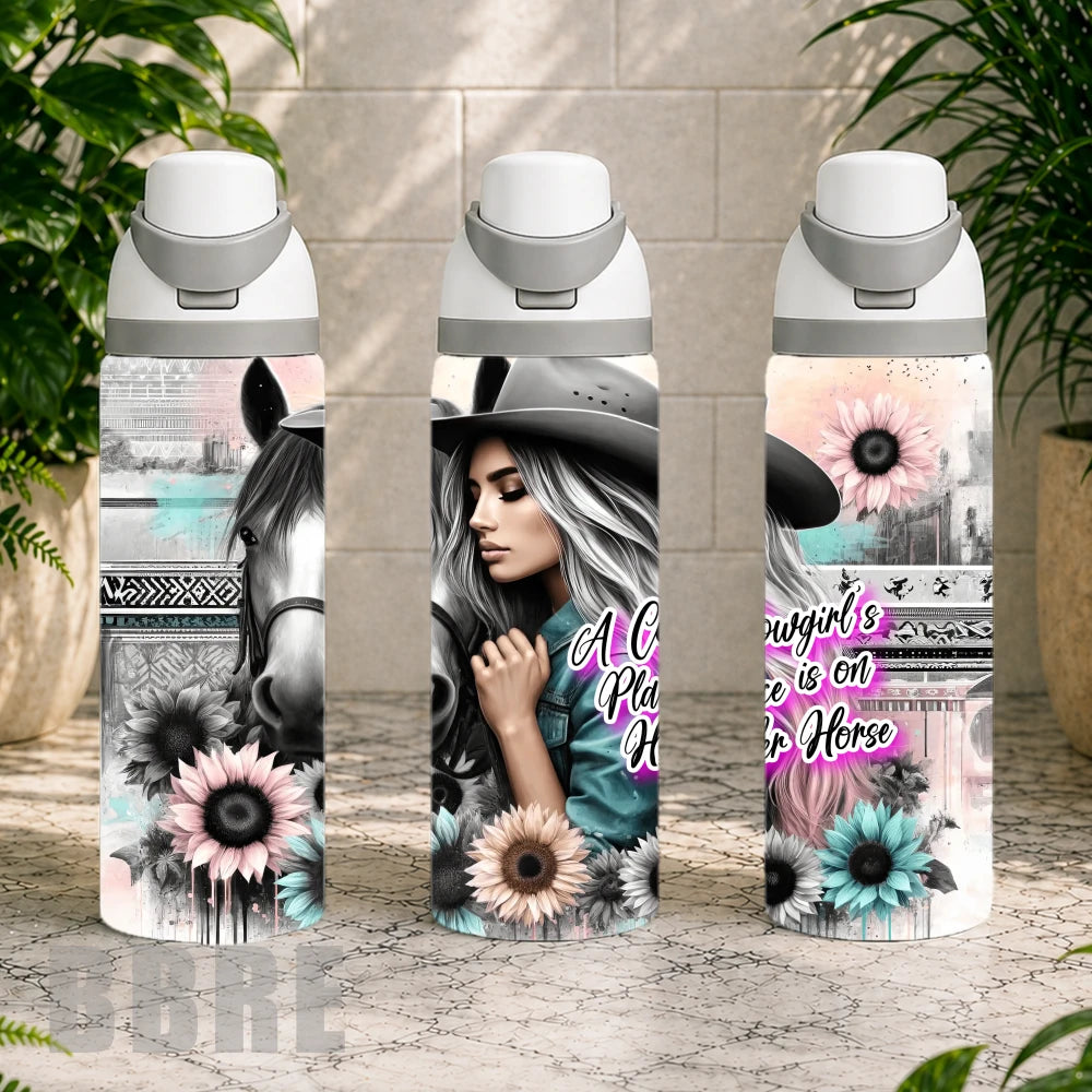 Cowgirl Horse Product Image,