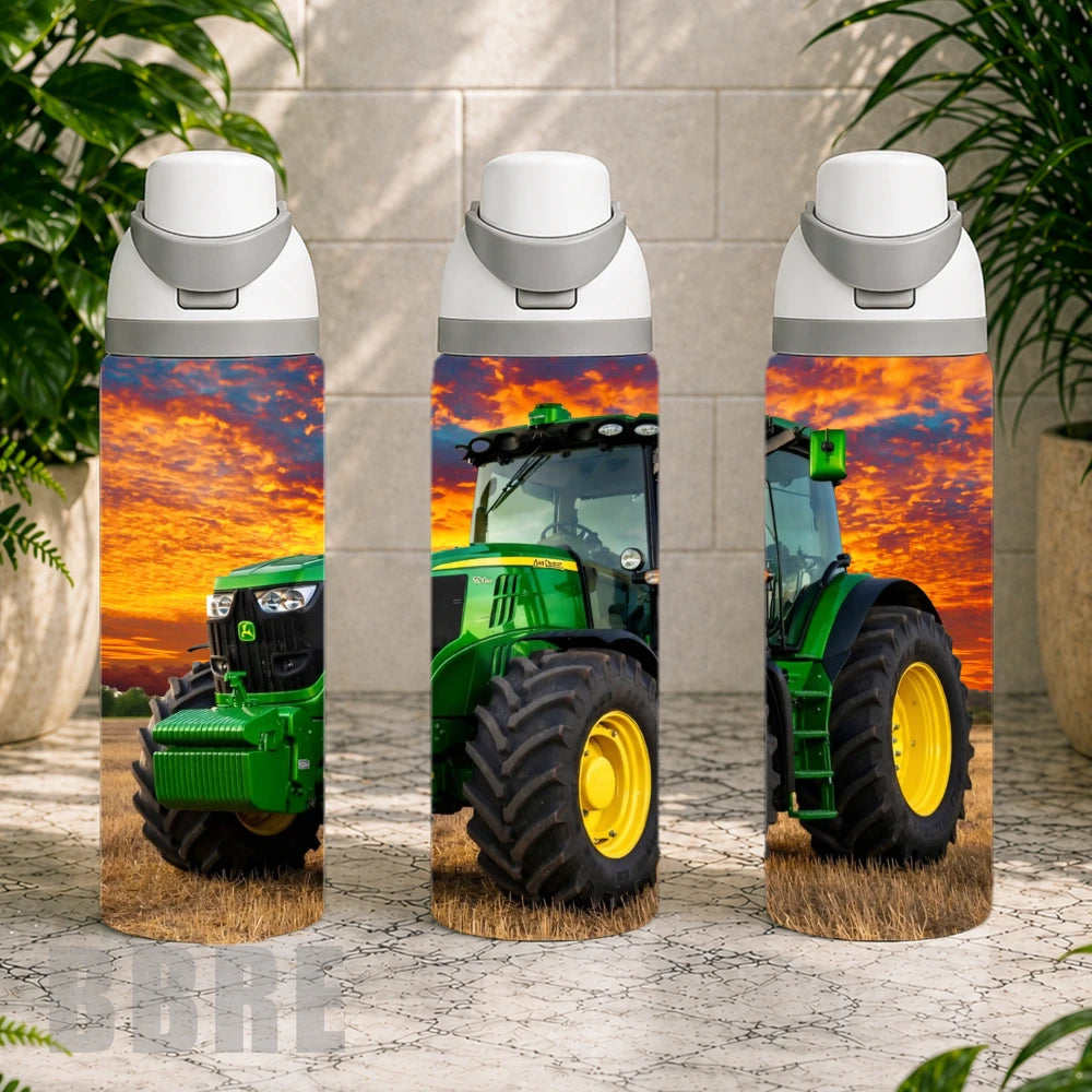 Tractor Sunset Product Image,