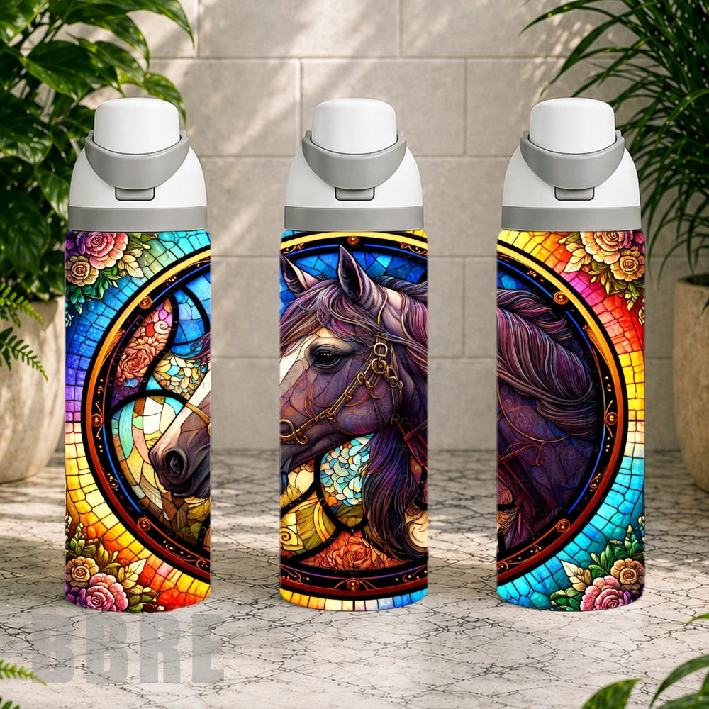 Stained Glass Horse Product Image,