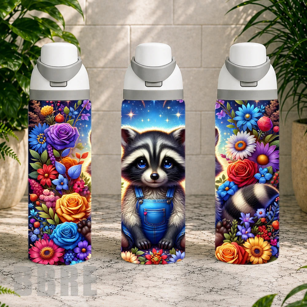 Floral Raccoon Product Image,