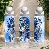Blue Floral Skull Product Image,