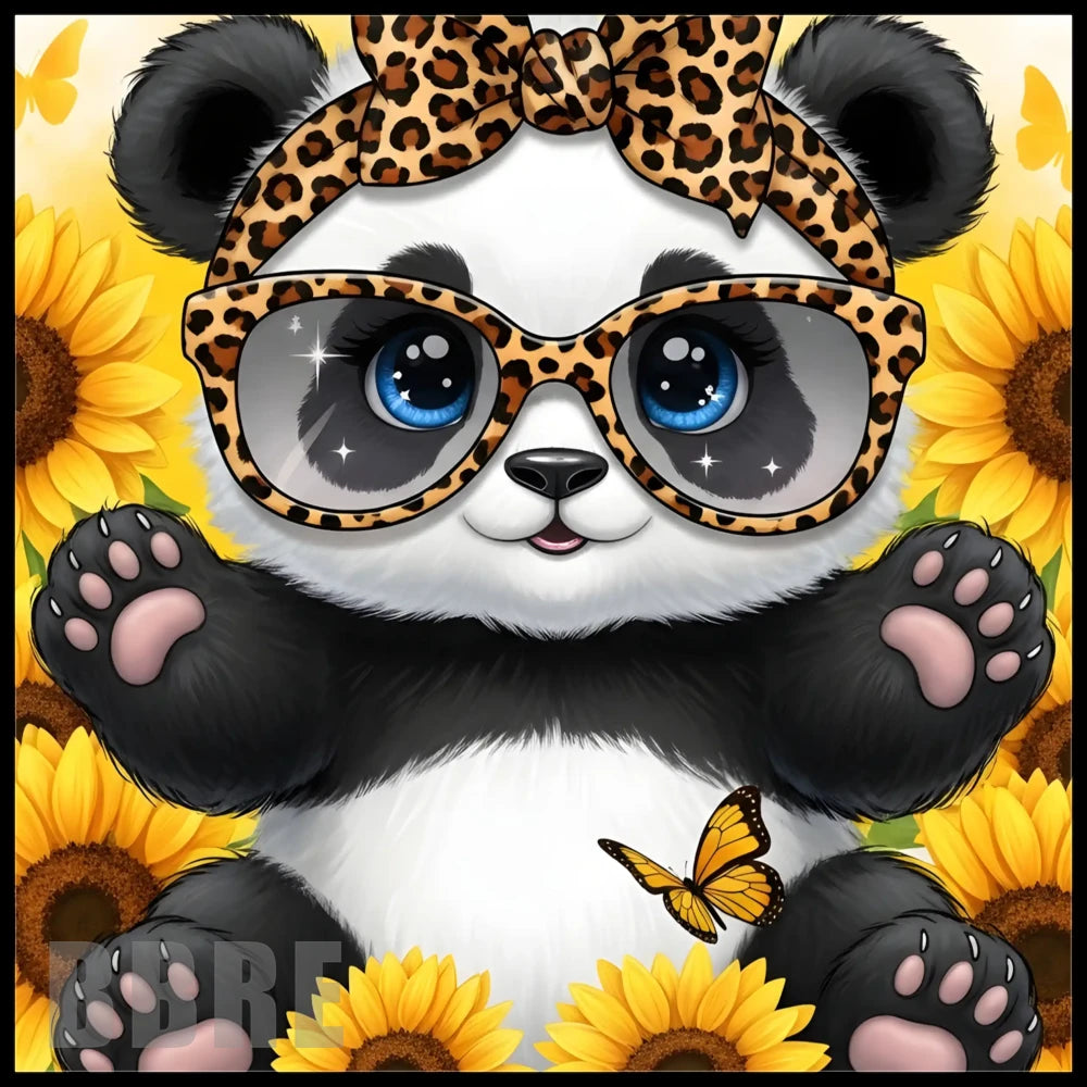 Panda Sunflowers Main Image,