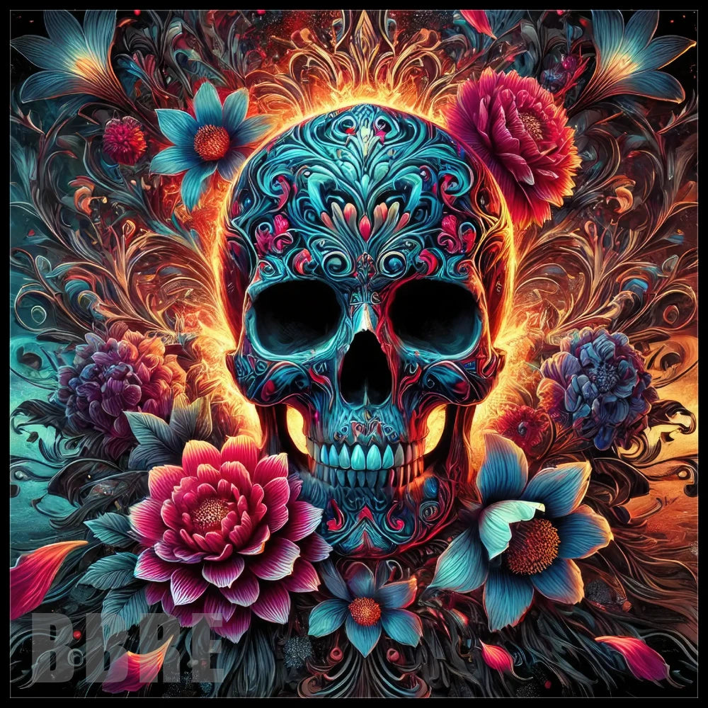 Floral Skull 41 Main Image,