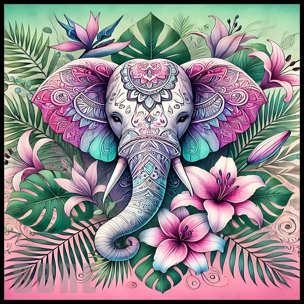 Elephant Floral Main Image,
