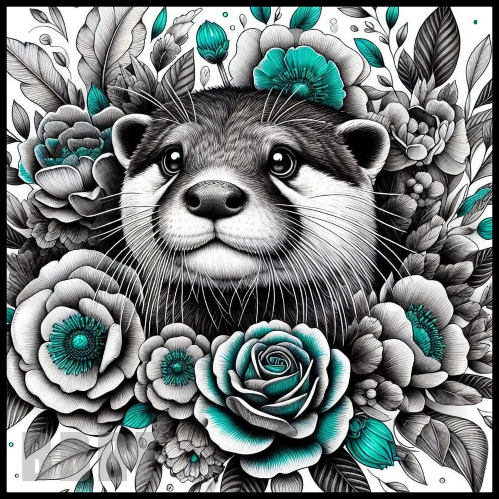 Floral Otter Main Image,