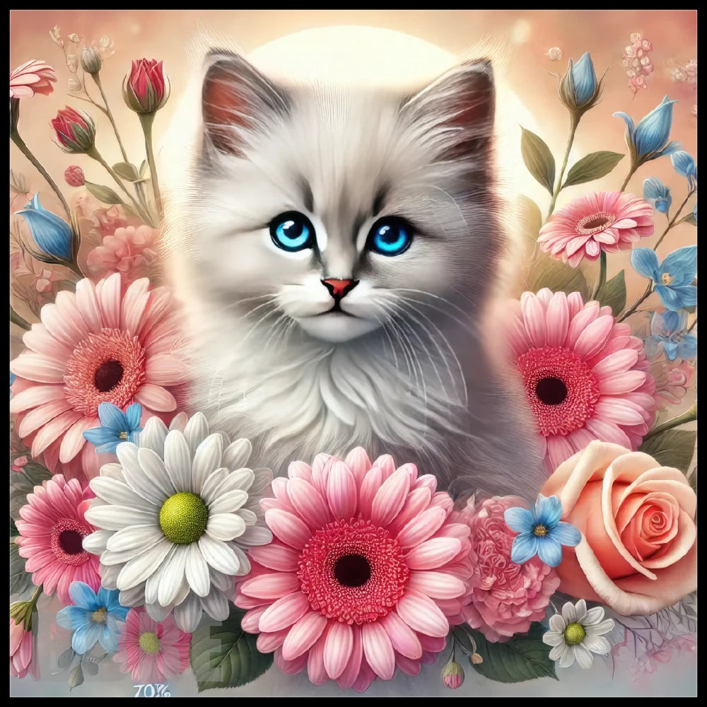 Floral Cat 3 Main Image,