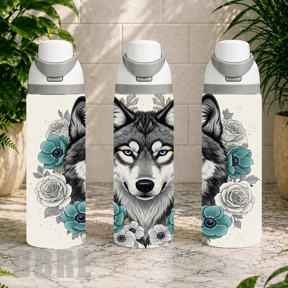 Wolf Floral Product Image,