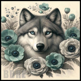 Wolf Floral 2 Main Image,