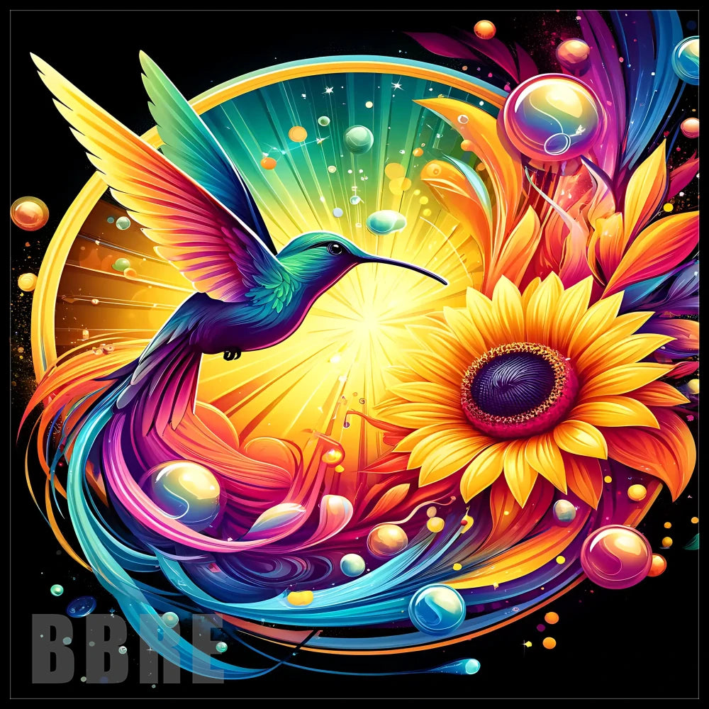 Hummingbird Sunflower Main Image,