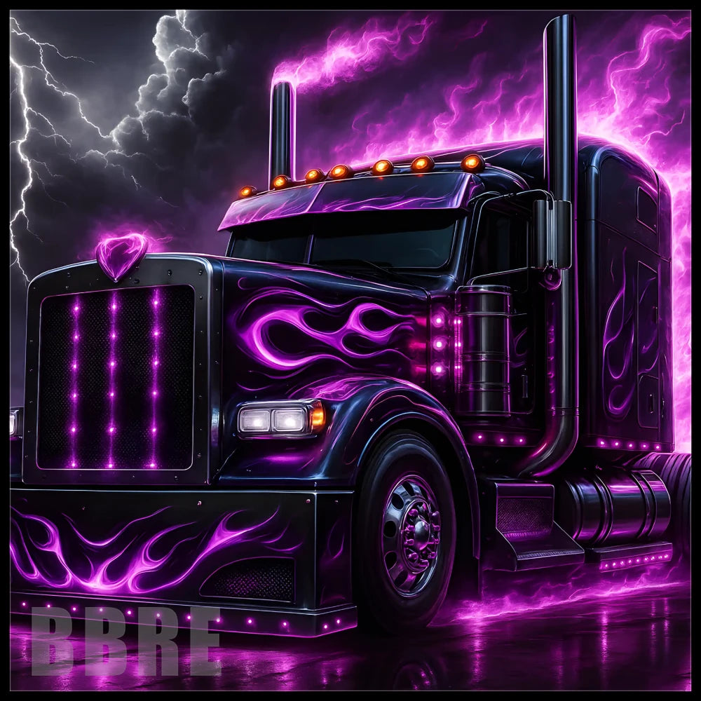Purple Flame Truck Main Image,