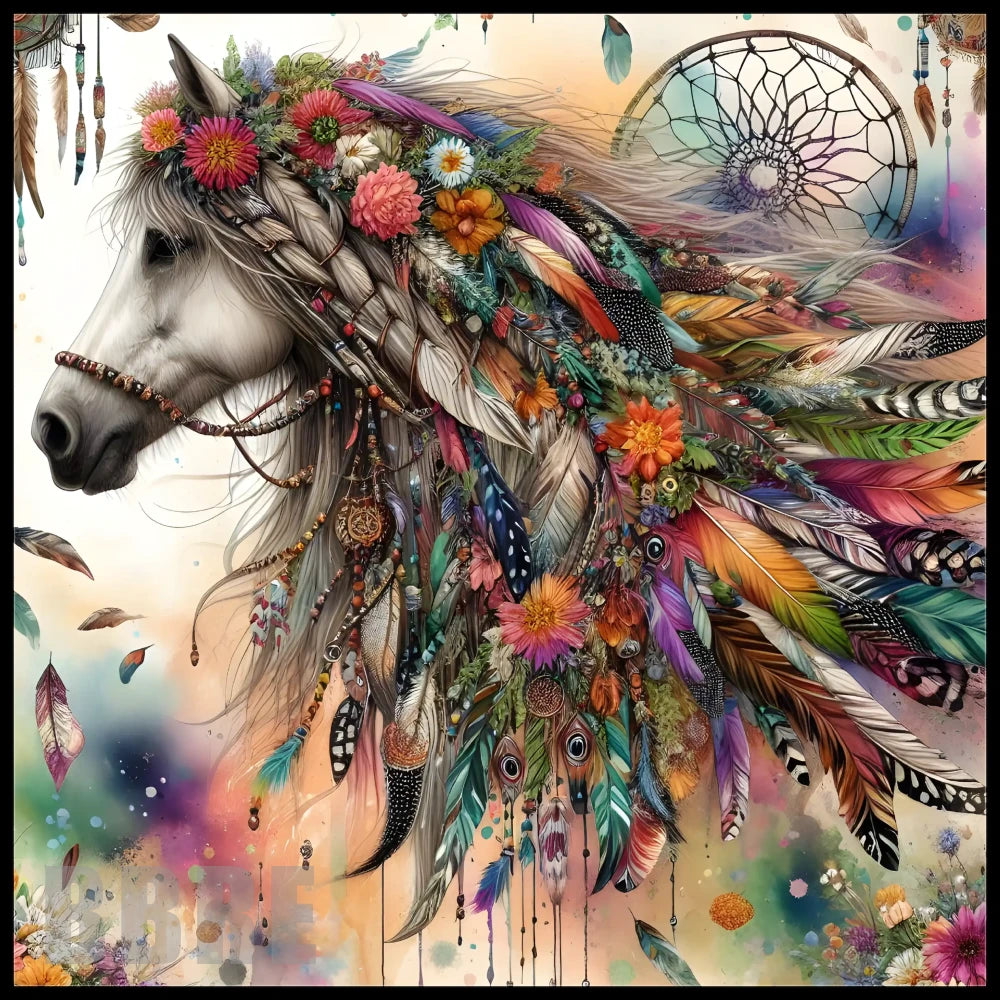 Floral Horse 5 Main Image,