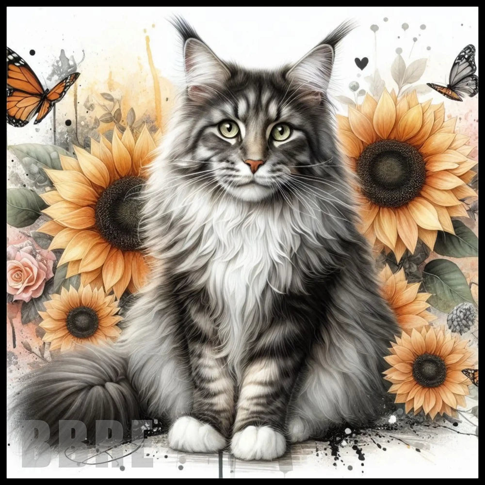Floral Cat 6 Main Image,