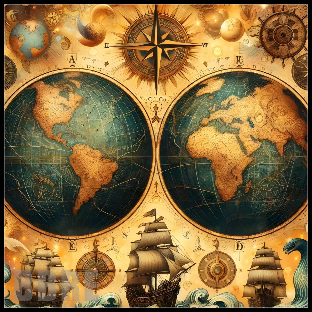 Nautical Map Main Image,