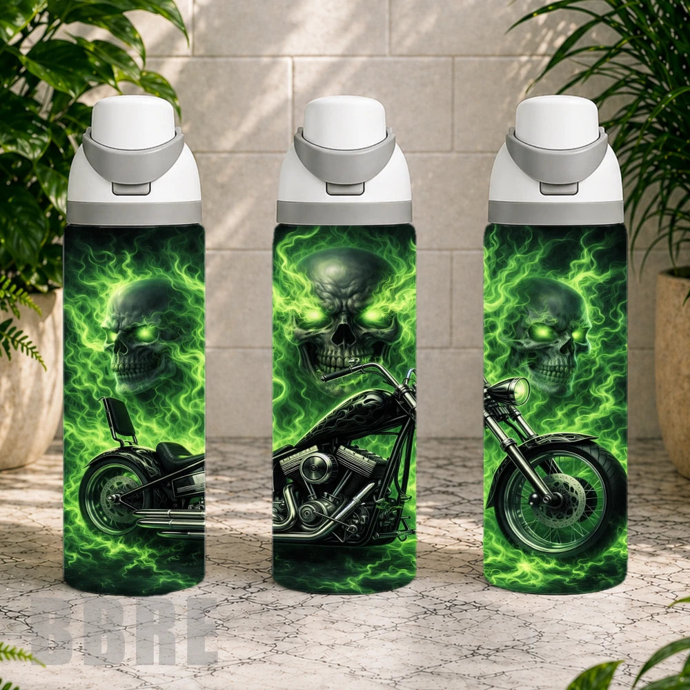 Green Skull Bike Product Image,