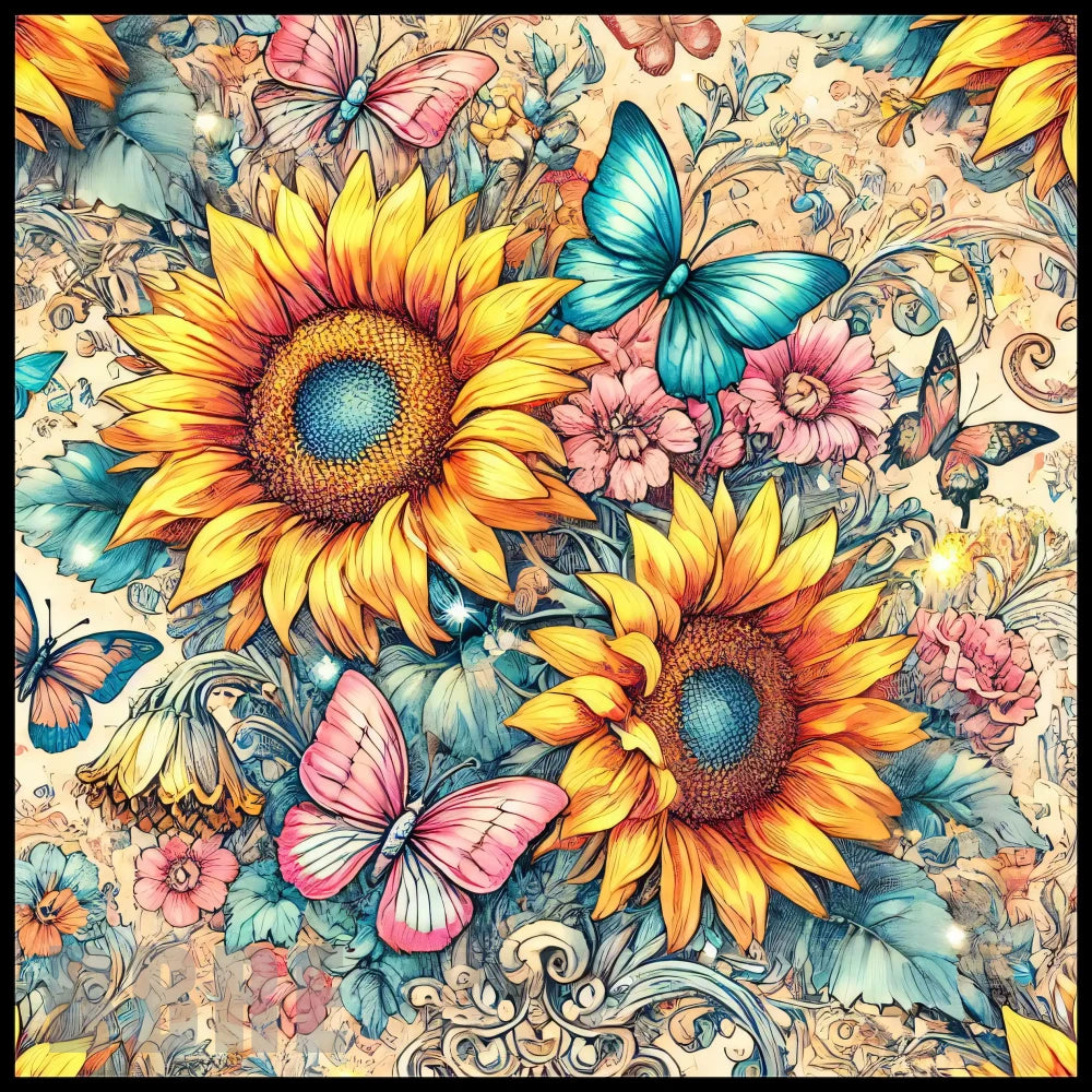 Floral Butterflies Main Image,