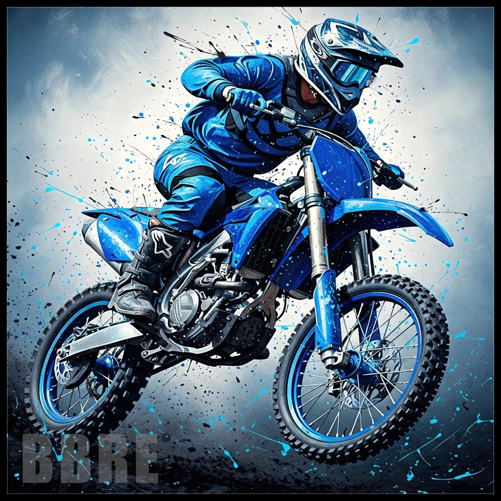 Blue Motocross Main Image,