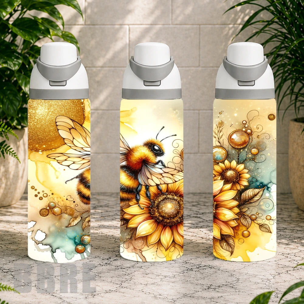 Bee Sunflower Product Image,