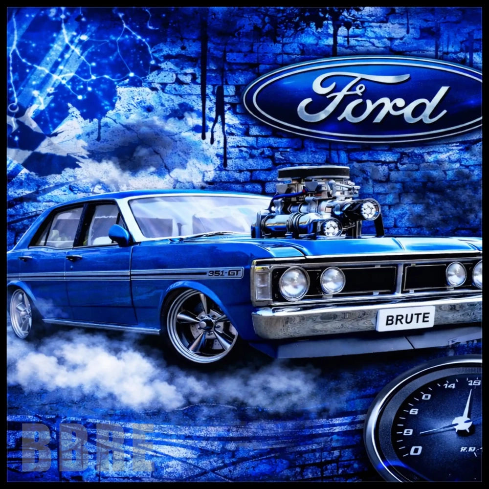 Blue Muscle Car Main Image,