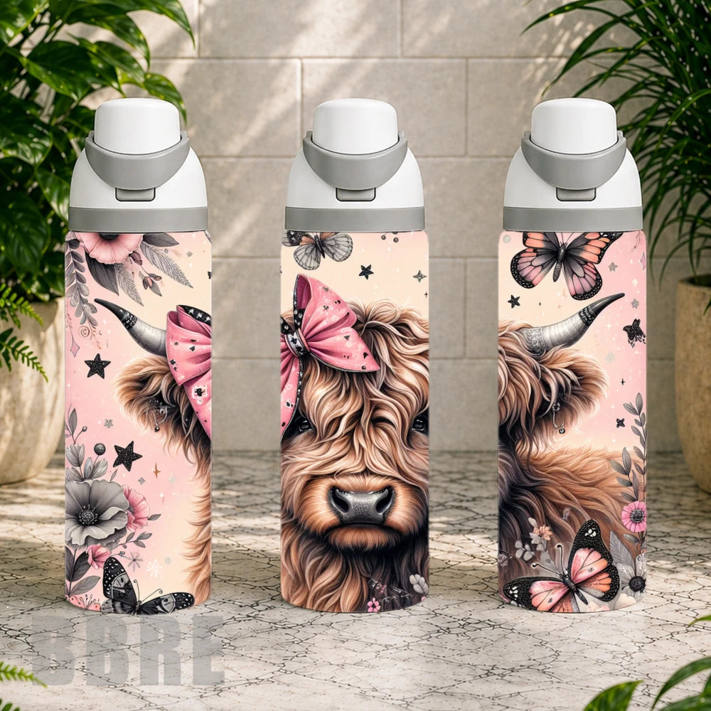 Floral Highland Cow 2 Product Image,
