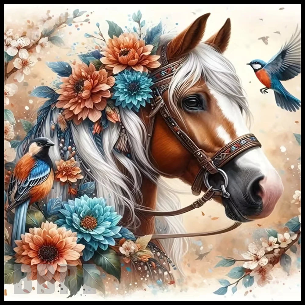 Floral Horse 8 Main Image,