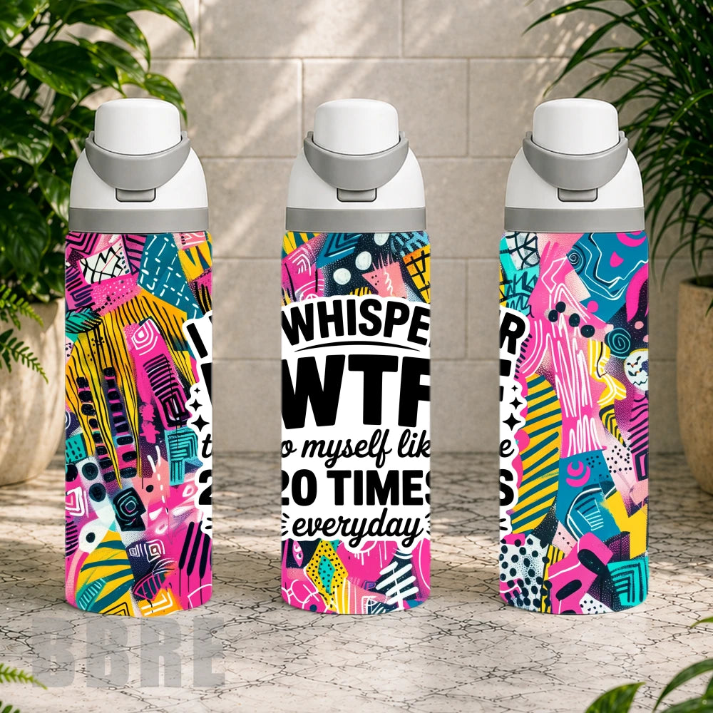 Wtf Drink Bottle Product Image,