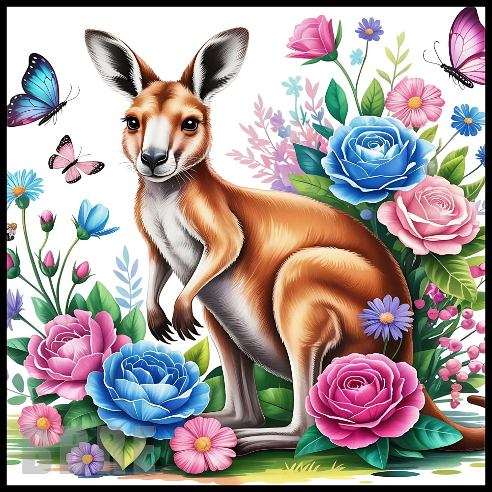 Floral Kangaroo Main Image,