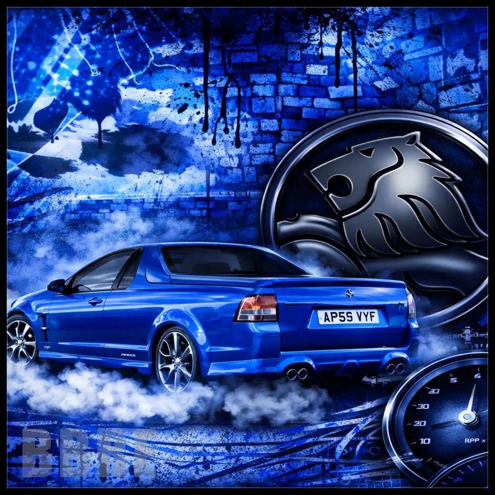 Blue Muscle Car 2 Main Image,