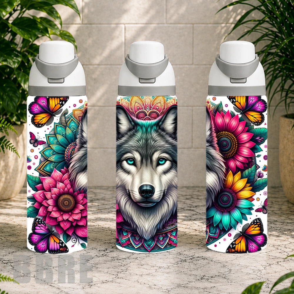 Wolf Floral 4 Product Image,