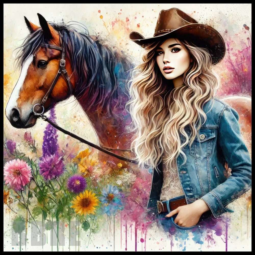 Cowgirl Horse 3 Main Image,