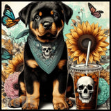 Rottweiler Sunflowers Main Image,