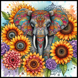 Elephant Floral 2 Main Image,