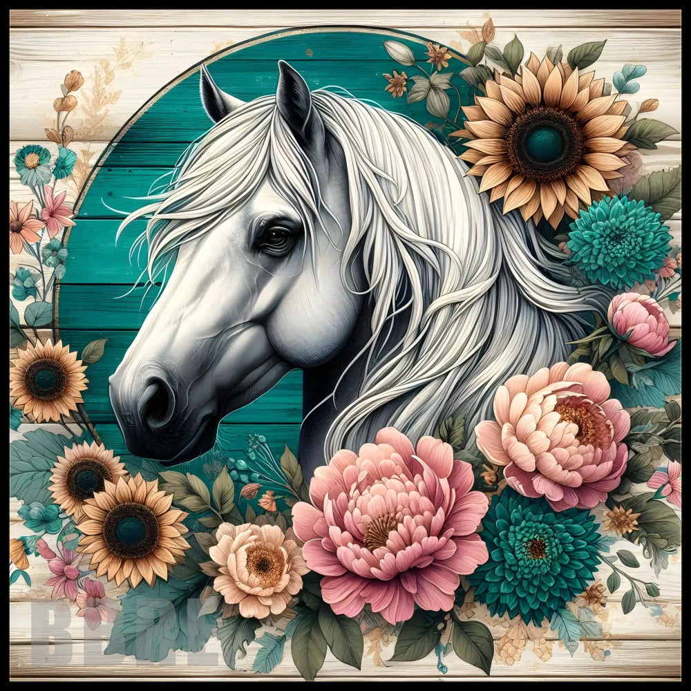 Floral Horse 11 Main Image,