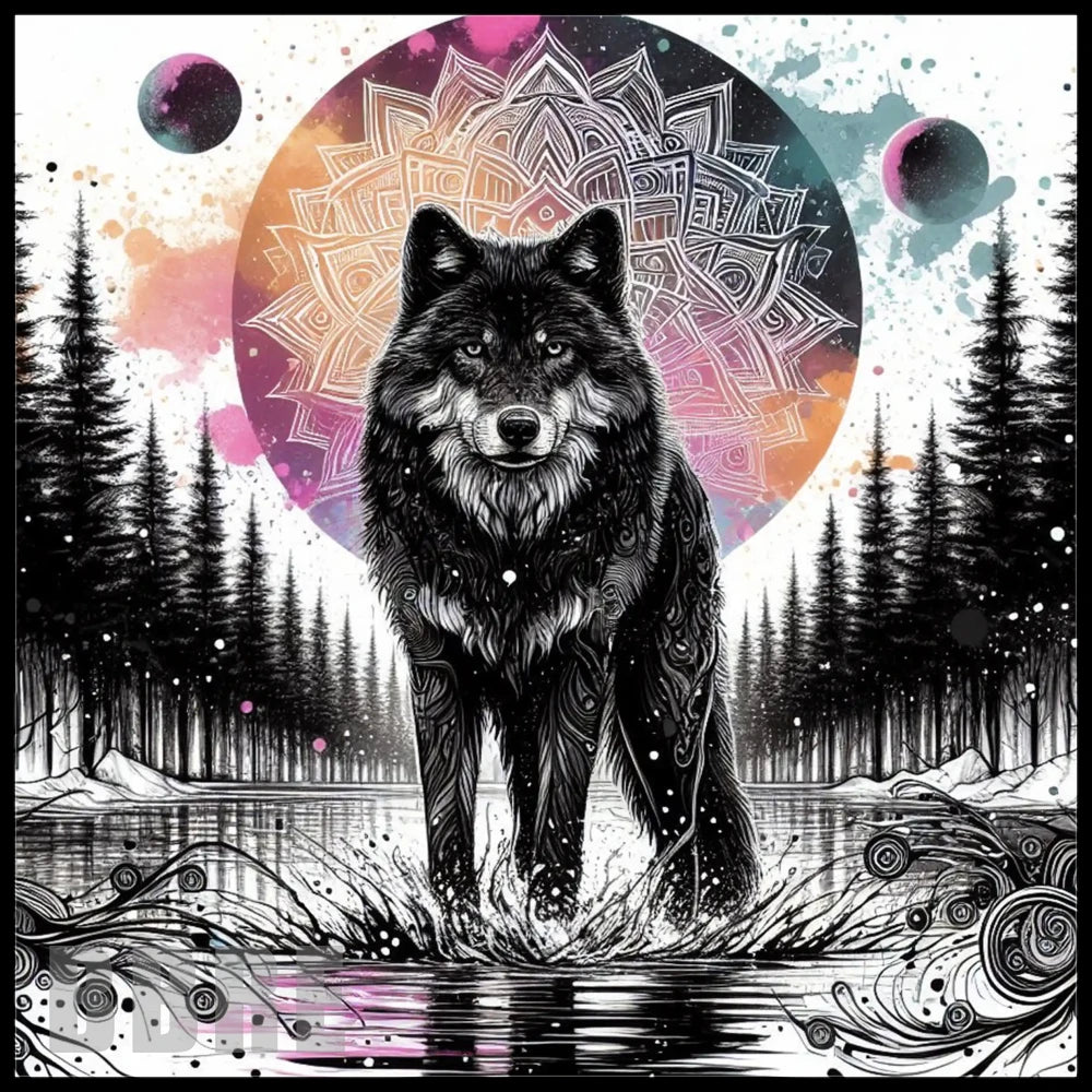Wolf Mandala 3 Main Image,
