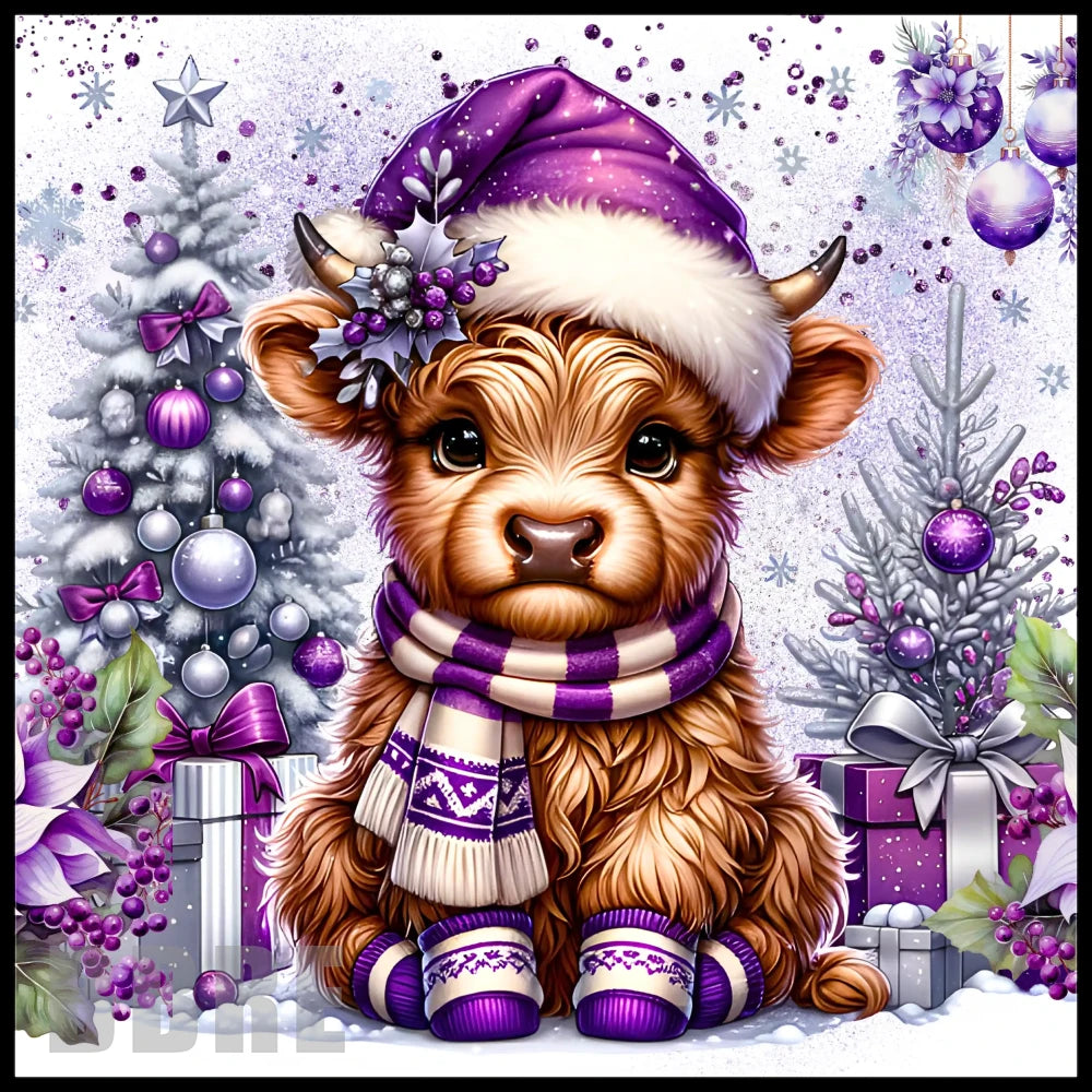 Festive Highland Cow 2 Main Image,