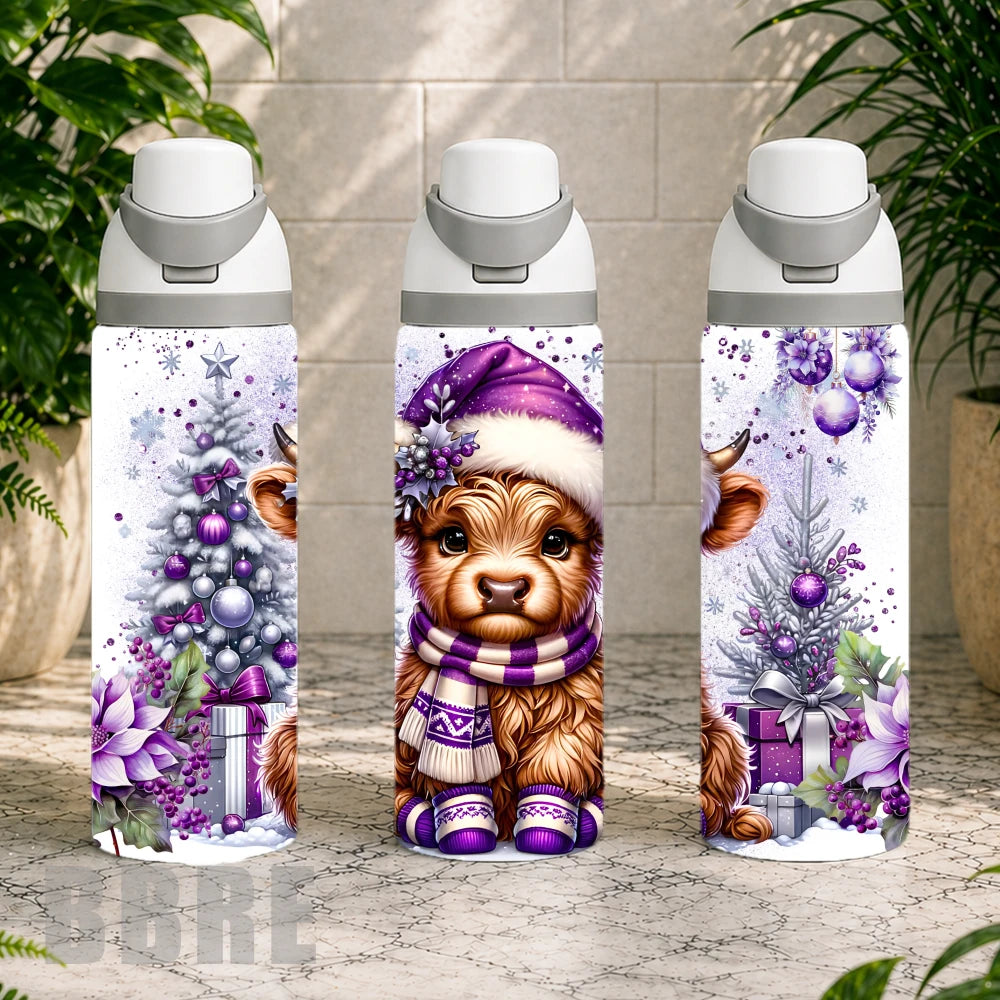 Festive Highland Cow 2 Product Image,