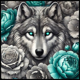Wolf Floral 5 Main Image,