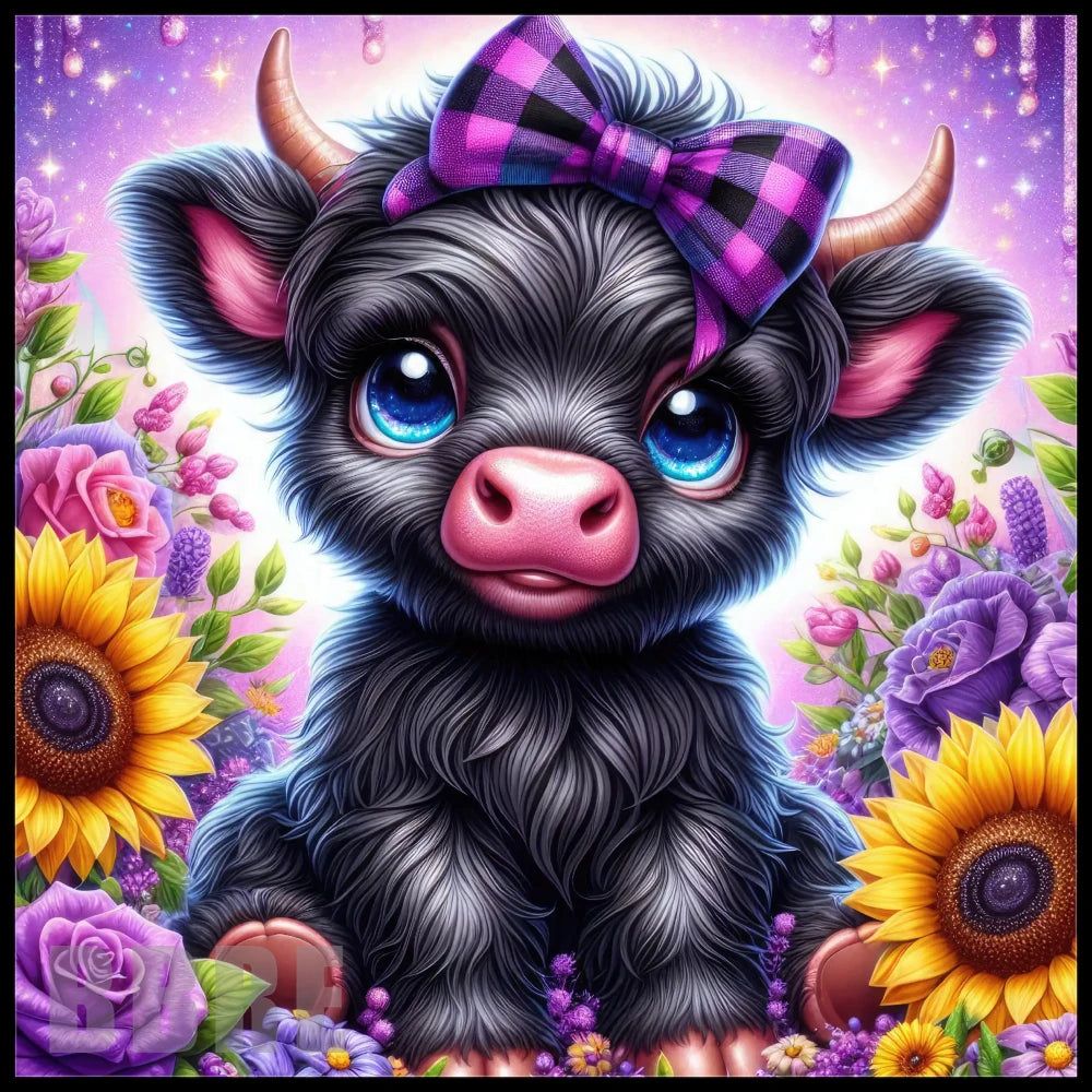 Floral Cow 3 Main Image,