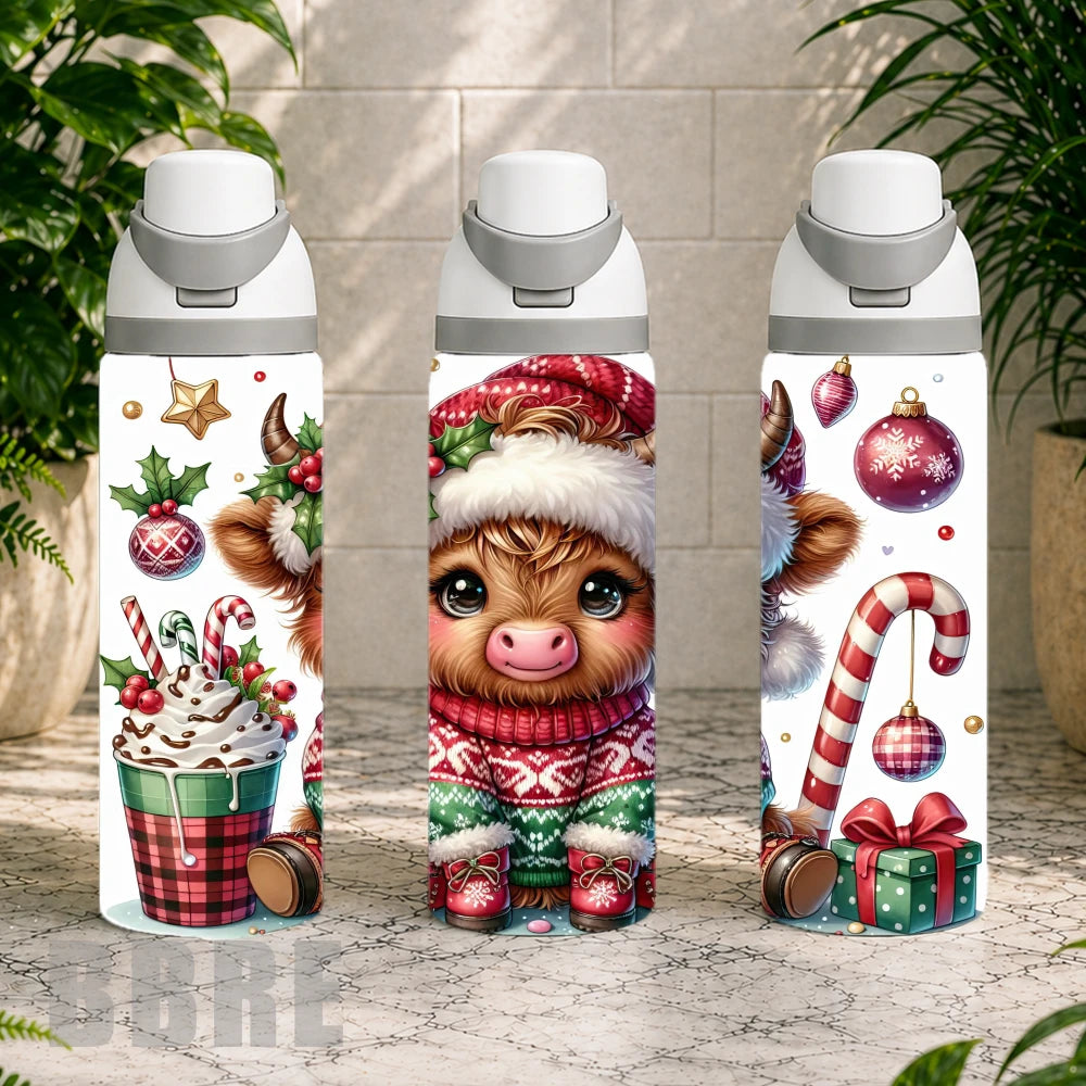 Festive Highland Cow 9 Product Image,