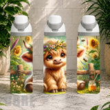 Floral Highland Cow 6 Product Image,