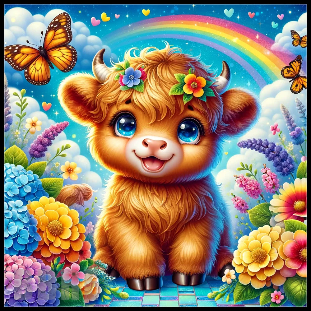 Floral Cow 5 Main Image,