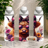 Floral Highland Cow 7 Product Image,