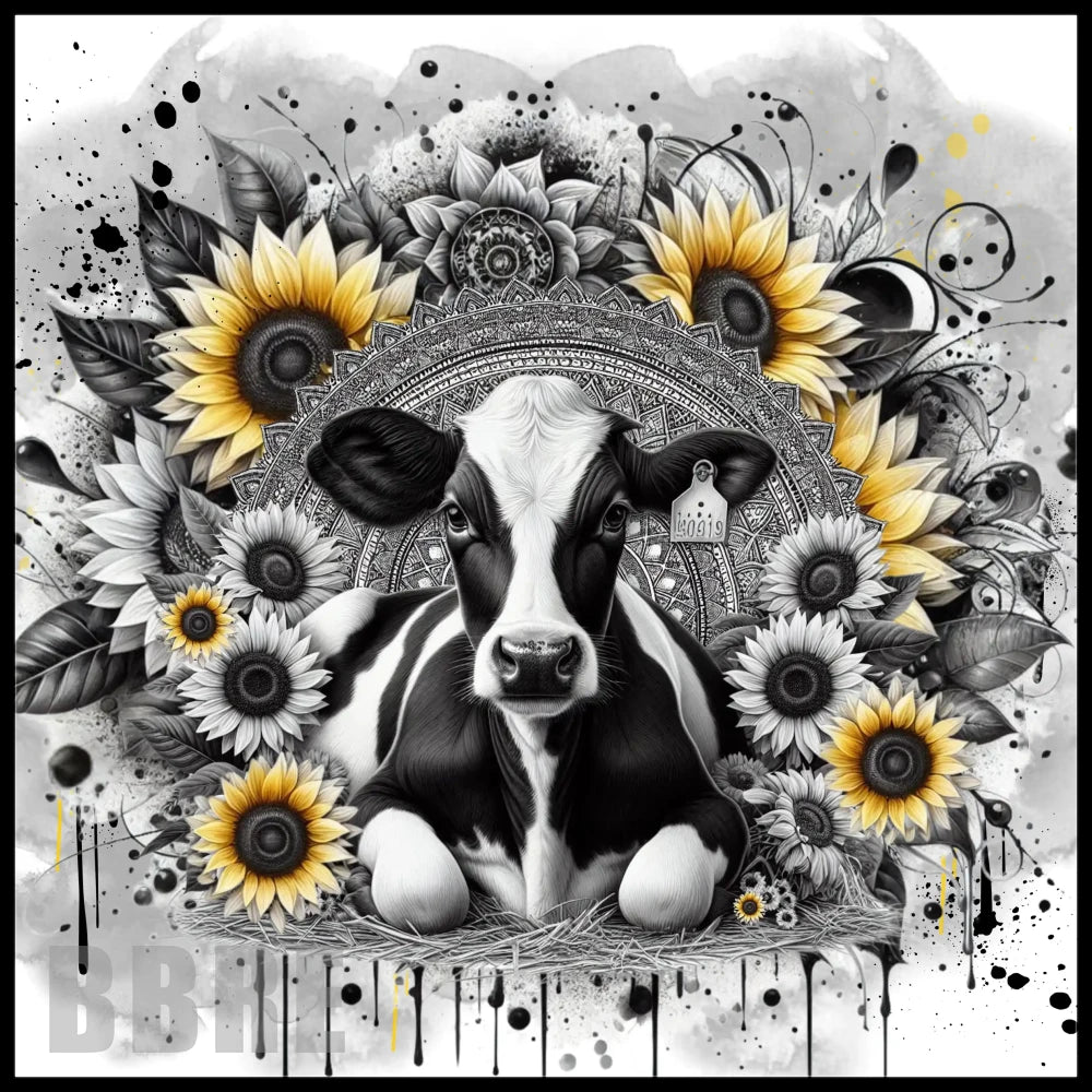 Cow Floral 3 Main Image,