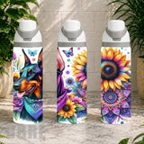 Floral Doberman Product Image,